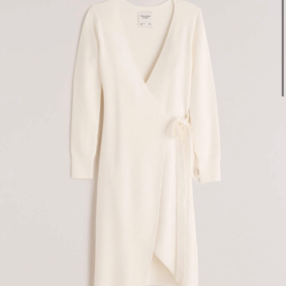 Abercrombie Fitch Wrap Dress Sweater 